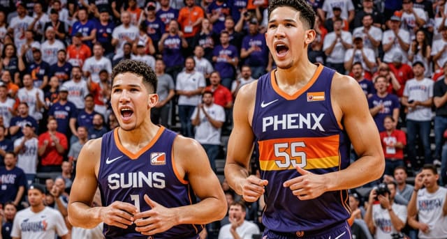 Devin Booker compartilha insights sobre a seleção da equipe dos EUA, desafios dos playoffs e dinâmica da equipe no Suns Practice